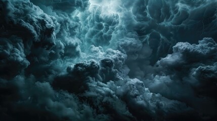 Poster - Dark storm clouds