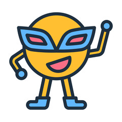 Sticker - Superhero Icon