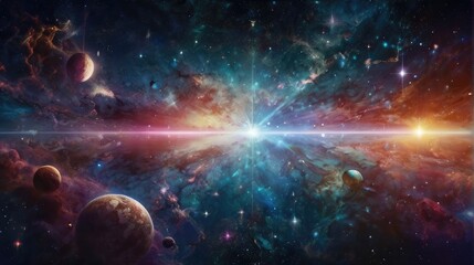 a universe with realistically dazzling and fascinating planets