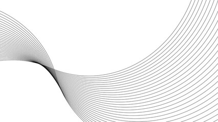  Abstract black swirl line movement animation. Pattern wavy line on black background. texture wave and technology background concept