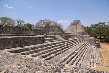 Wall Mural - ruins of edznà, campeche, mexico