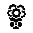 © Creative studio  - Bunch of flowers, beautiful icon of bouquet in trendy style