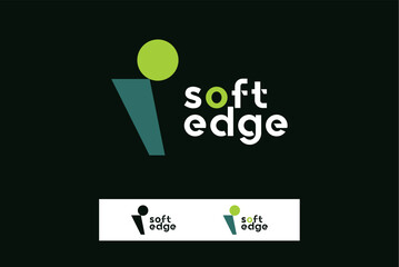 soft edge logo design business name ideas