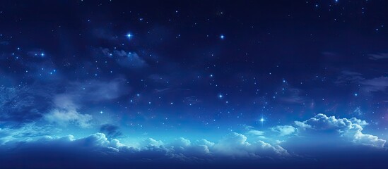 Wall Mural - astro photography captured in a desert nightscape showcasing the milky way galaxy with a background 