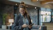 © MP Studio - The businesswoman checking phone