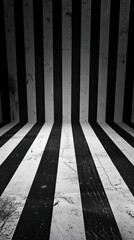 Wall Mural - black and white striped background