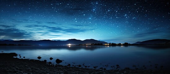 Wall Mural - backgrounds featuring a night sky with copy space image.