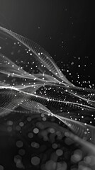 Wall Mural - black and white background 