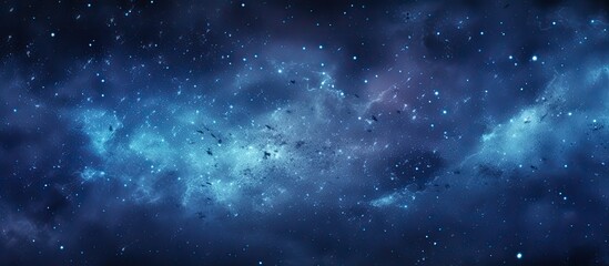 Wall Mural - starry night sky with a stunning backdrop, perfect for a copy space image.