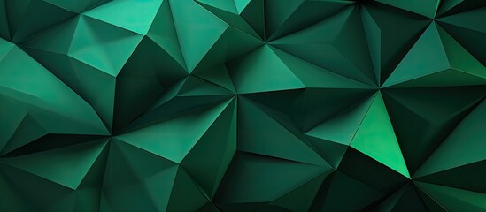 Wall Mural - Origami art forms a geometric backdrop with copy space image.