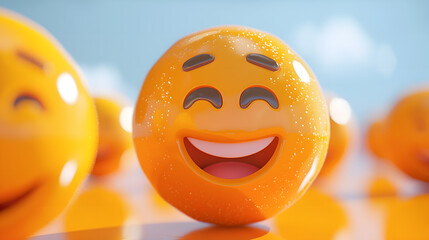 3d rendered photo of emoji 