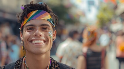 Poster - The smiling pride participant