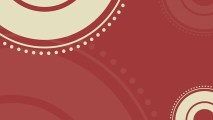 Canvas Print - red, digital and circle design for background or neon poster, colorful and pattern for template or c
