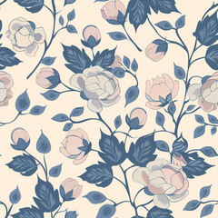 Wall Mural - Seamless pattern for fabric designs., wallpaper, background