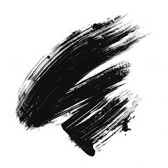 Wall Mural - black ink strokes, high resolution textures
