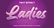 © sunardi - Ladies editable text effect