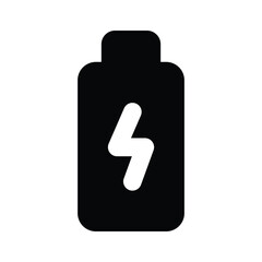 Wall Mural - Charging battery vector icon design in trendy style