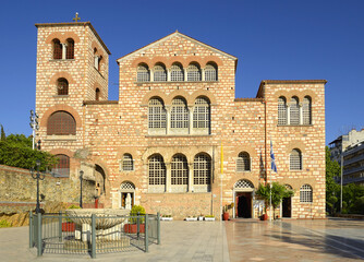 Wall Mural - The Church of Saint Demetrius, or Hagios Demetrios in Thessaloniki, UNESCO World Heritage Site