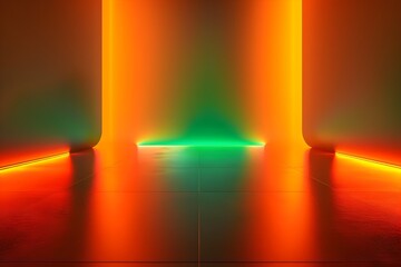 Wall Mural - Radiant Neon Gradient Background for Vibrant Product Showcases and Displays