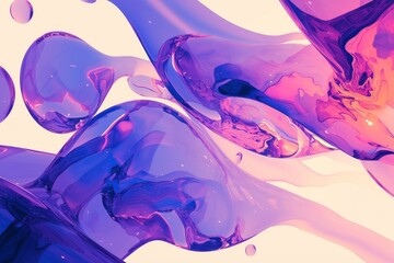 Dynamic abstract background with fluid motion and swirls