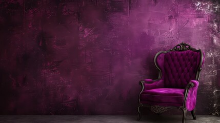 Wall Mural - a regal purple background adorned with a finely detailed grain texture.  the luxurious and sophisticated ambiance by this combination