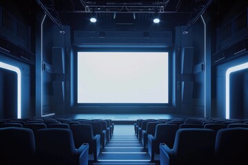 Sticker - large screen in a cinema hall