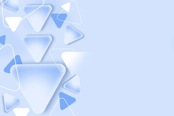 Wall Mural - Abstract geometric background gradient soft light blue bokeh for Graphic Business background hitech technology digital design illustration web template background backdrop desktop wallpaper bubbles