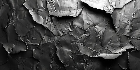 rough crumpled black paper texture halloween 