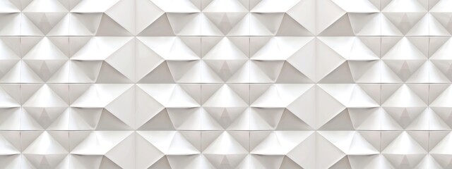 Poster - white background with diamond pattern