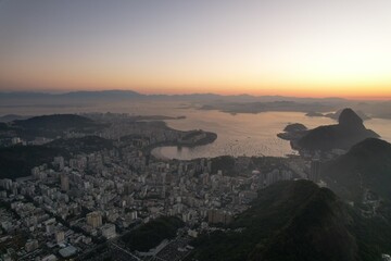 Wall Mural - Sunrise over Rio De Janeiro, Brazil