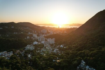 Wall Mural - Sunrise over Rio De Janeiro, Brazil