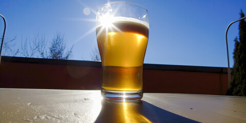 Sticker - Beer in the glass