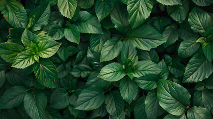 green leafs background