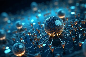 Canvas Print - Nanotechnology in Electronics and Medicine