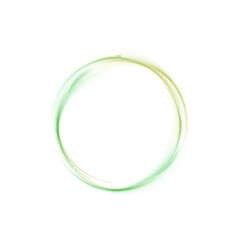 Wall Mural - green light ring on white background png. vector 10 eps