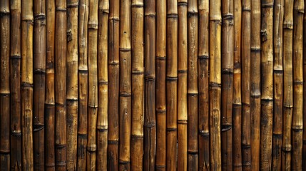 Background with a textured bamboo wall