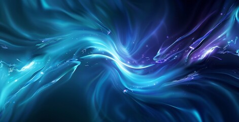 Canvas Print - Vibrant energy flow abstract background in 4K UHD resolution.