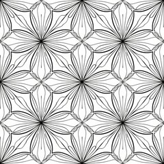 Sticker - black and white creative pattern