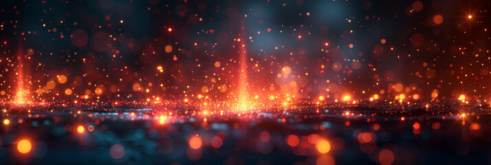 Digital background for tech, AI, neural networks, data, audio, graphics