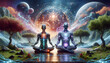 © A Luna Blue - Futuristic Meditation: Cosmic Energy and Spiritual Awakening