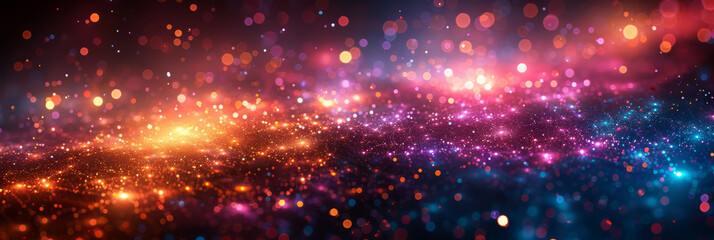 Digital background for tech, AI, neural networks, data, audio, graphics