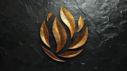 Wall Mural - Please make me a logo for my website black and gold 