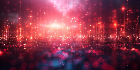 Digital background for tech, AI, neural networks, data, audio, graphics