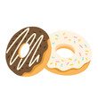 © Doodle Untukmu - Sweet donut vector illustration