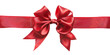 © Novian - Transparent Background with Red Ribbon Bow