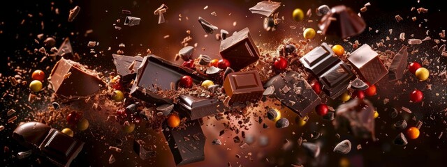 Wall Mural - Chocolate Explosion