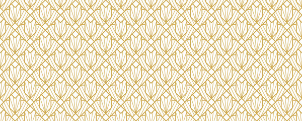 Wall Mural - art deco seamless pattern background, abstract pattern background decorative graphic design wallpape