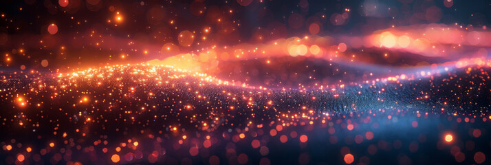 Digital background for tech, AI, neural networks, data, audio, graphics
