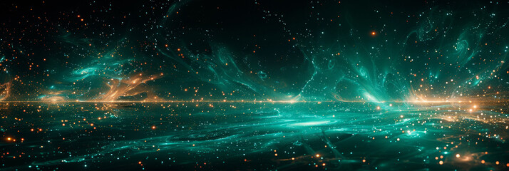 Digital background for tech, AI, neural networks, data, audio, graphics