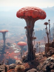 Canvas Print - mushroom in the forest